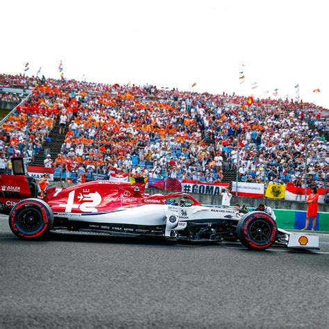 7 Kimi Räikkönen Alfa Romeo C38 In Hungaroring 2019 7 ° Posto In Gara