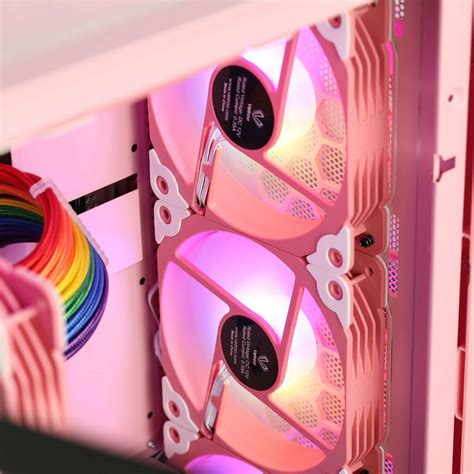 3pcs Rgb Led 120mm Gaming Pc Computer Case Cooling Fan Vetroo Sakura