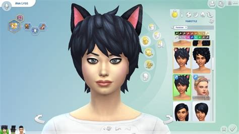 More Realistic Cat Ears Hair By Emilitarabbit At Mod The Sims Sims 4
