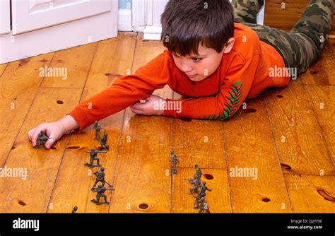 Boy Playing Soldiers Hi Res Stock Photography And Images Alamy