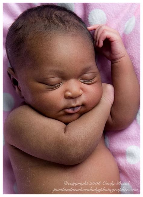Cute newborn baby in black mouse hat. 25 Stunningly Beautiful Photos of the Most Precious Black ...
