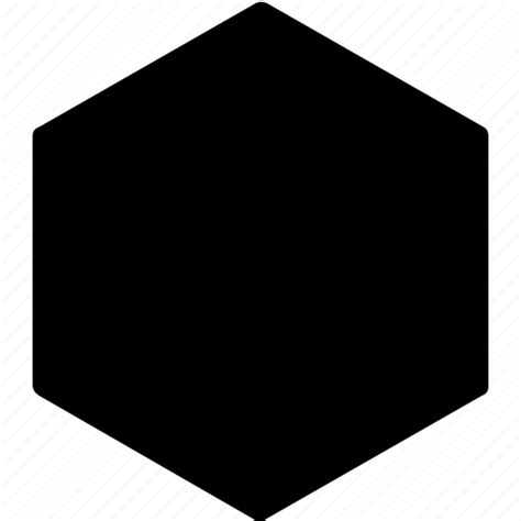 Basic Geometrical Hexagon Shape Icon Download On Iconfinder