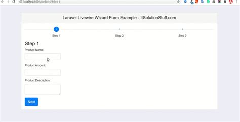 Laravel 10 Livewire Wizard Multi Step Form Tutorial Danatec