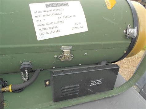Military Surplus Tent Heater Hunter 35k Self Powered Multifuel Diesel