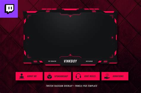 Twitch Overlay Template Free