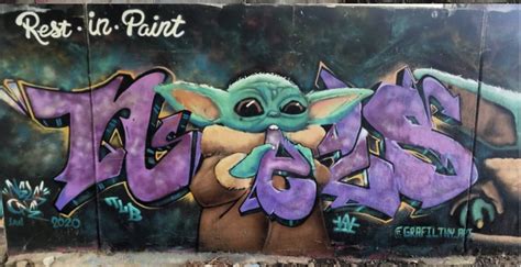 Street Artist Behind Baby Yoda Mural Remembered By His Collaborator