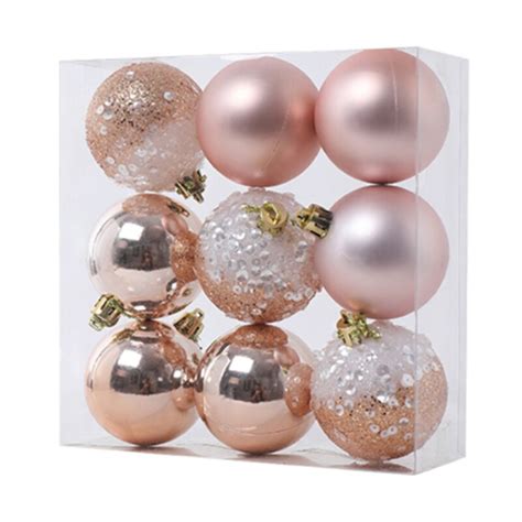 Pcs Christmas Ball Ornaments Xmas Tree Decorations Hanging Balls For Home New Year Party Decor