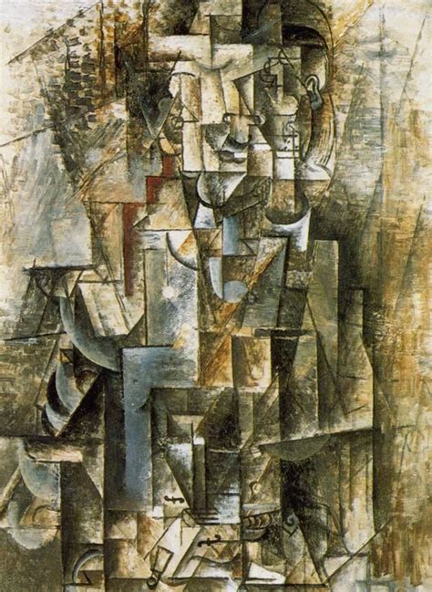 Cubism Pablo Picasso Man With Violin 1911 12 Georges Braque Kunst