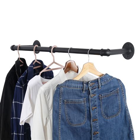 Buy Webi Clothing Rack Wall 24 Industrial Pipe Clothes Rack For