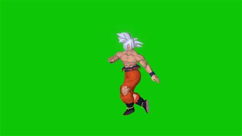 Goku Ultra Instinct Dabs Dancing Floss Green Screen Fortnite Emotes