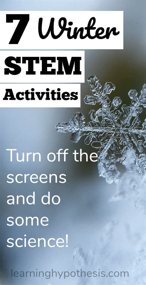 Winter Stem Activities 7 Hands On Options For The Classroom Or Home