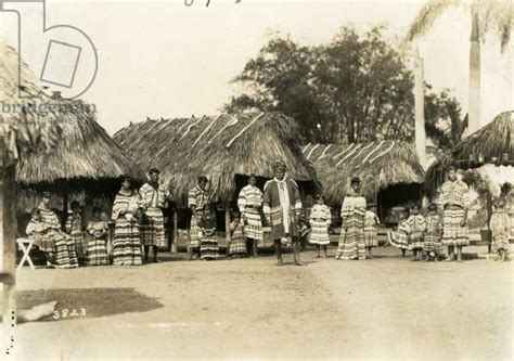 miccosukee indians gather at musa isle seminole village a popular tourist attraction on the
