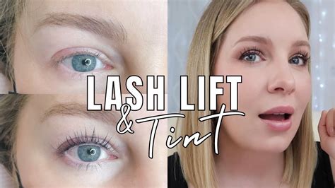 i had a lash lift before and after youtube
