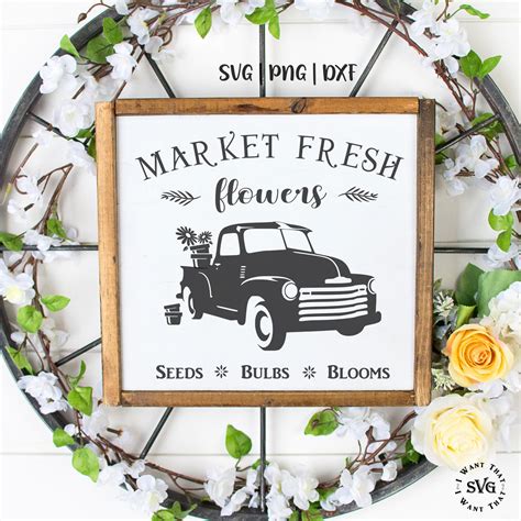 Market Fresh Flowers Svg Market Svg Flowers Svg Flower Market Svg