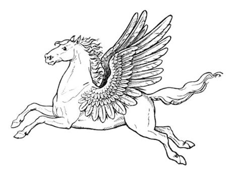 600x776 cute pegasus coloring pages. pegasus,colouring page,poster,free printable - Pegasus ...