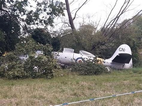 Duxford Plane Crash Photos Show Wreckage Of Plane That Plunged Into
