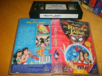 Aladin The Return Of Jafar Walt Disney Video Premier Vhs Issue Not A Dvd Picclick Uk
