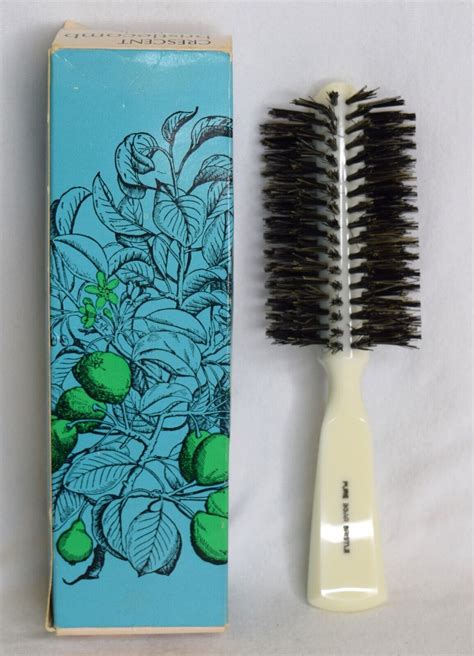 Vintage Fuller Brush Pure Boar Bristle Crescent Bristlecomb Hairbrush Ivory 8 Ebay