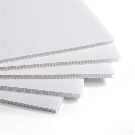 Corrugated Plastic Coroplast Sheets 48 In X 96 In X 4mm Full Sheet