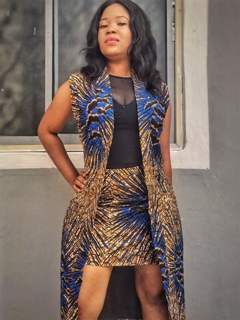 Is a large tube or length of fabric, often wrapped around the waist, worn in southeast asia, southern asia, western asia, northern africa, east africa, west africa and on many pacific islands. Ankara Two piece Jacket and Mini skirt Ankara Dress | Etsy ...