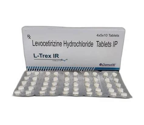 L Trex Ir Levocetirizine 5mg Tablets For Clinic Orion Lifescience At
