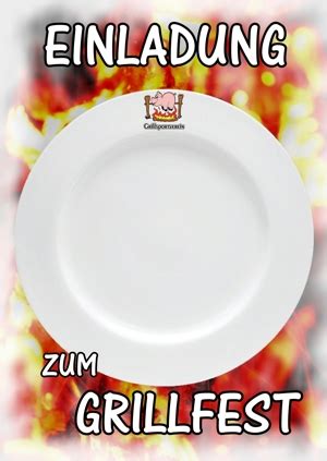Schau dir unsere auswahl an grillparty einladung an, um die tollsten einzigartigen oder spezialgefertigten, handgemachten stücke aus unseren shops zu finden. DIN A 4 - Vorlage "Einladung zum Grillfest" | Grillforum ...