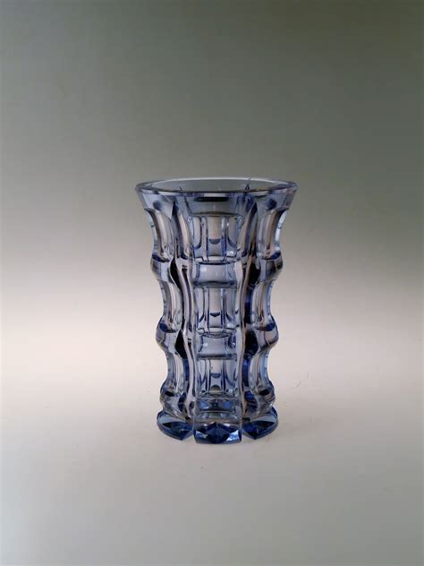 Bohemian Czech Moser Carlsbad Victorian Era Cut Glass Vase Etsy
