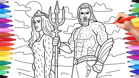 Aquaman Coloring Pages - NEO Coloring