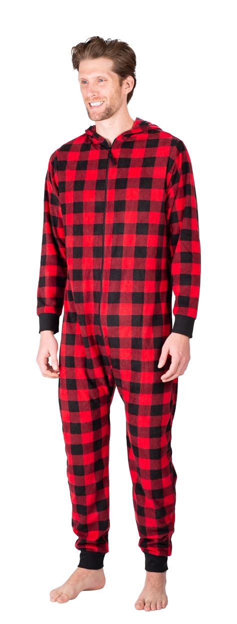 Sleephero Adult Onesie Men Cozy Christmas Holiday Mens Onsie Pajamas