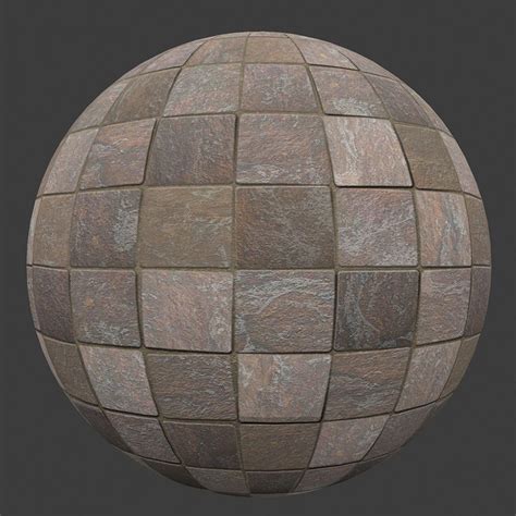 Stone Tile 4 PBR Material Physically Based Rendering Pbr Stone Tiles