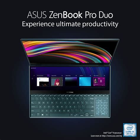 Asus malaysia country manager leo tseng had the honour of. Asus ZenBook Pro Duo and Duo - A revolutionary full-width ...