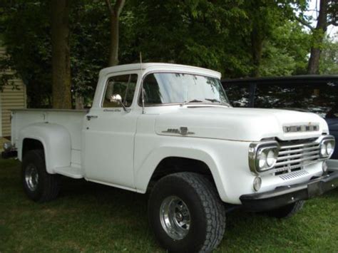 Sell Used 1959 Ford F100 Stepside 4x4 In Fairland Indiana United