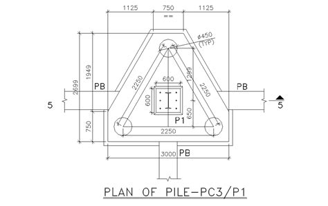 Key Plan Of A Pile Download Autocad Dwg File Cadbull