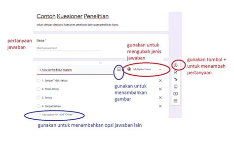 Detail Contoh Google Form Kuesioner Koleksi Nomer