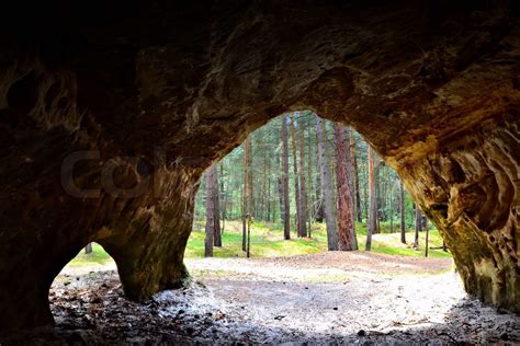 In A Cave In The Harz National Park Stock Image Colourbox