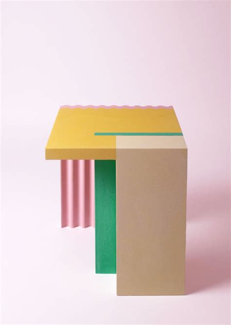Nortstudio › Acrylic Study Graphic Crate Desk Eco Design Coffee Table