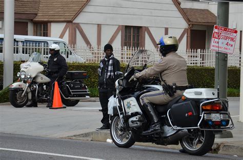 Los Angeles Police Department Lapd Motor Officer And California Highway