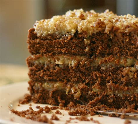 Remember, the boiling water will be integrated later. German Chocolate Cake - Cake Paper Party