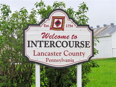 Geographically Yours Welcome Intercourse Pennsylvania