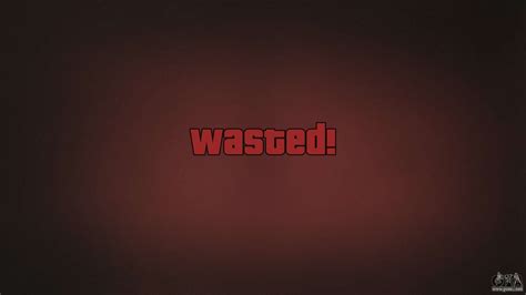 Improved Wasted Busted Overlay For Gta Vice City Definitive Edition