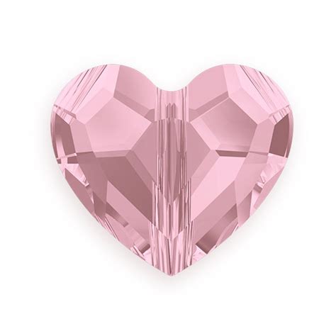 Swarovski Crystal Love Bead 5741 12mm Crystal Antique Pink 1 Pc