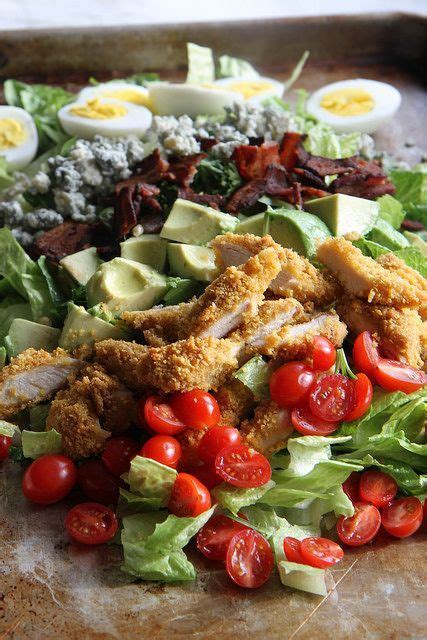 Oven Fried Chicken Cobb Salad Delicious Salads Food Recipes Salad