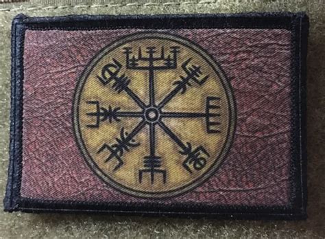 Viking Protection Rune Morale Patch Raven Tactical Military Army Badge