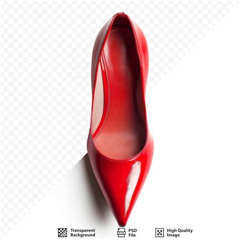 Premium Psd Elegant Red Shoe Isolated On White
