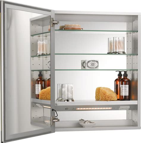 Illume 24 Backlit Led Medicine Cabinet With Inside Electric Recessed