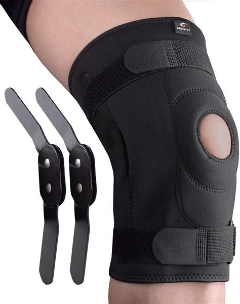 Sportout Knee Brace Support Removable Aluminum Hinges Knee Brace Perfect For Meniscus Tear Acl