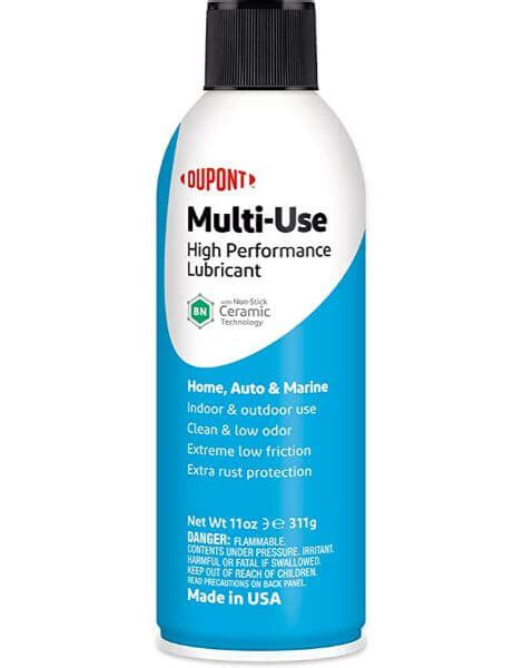 Dupont Teflon Multi Use High Performance Lubricant Garage Gym Reviews