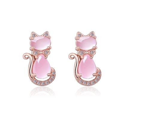 Cute Cat Stud Earring On Luulla