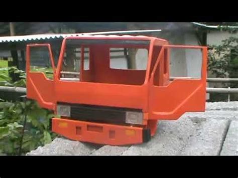 Cara membuat kabin miniatur truk canter | detail dan ukuran skala 1:14. Ukuran Kabin Truk Miniatur / Sketsa Miniatur Truk Canter ...
