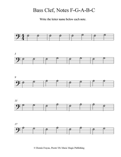 Free Printable Music Note Naming Worksheets — Presto Its Music Magic